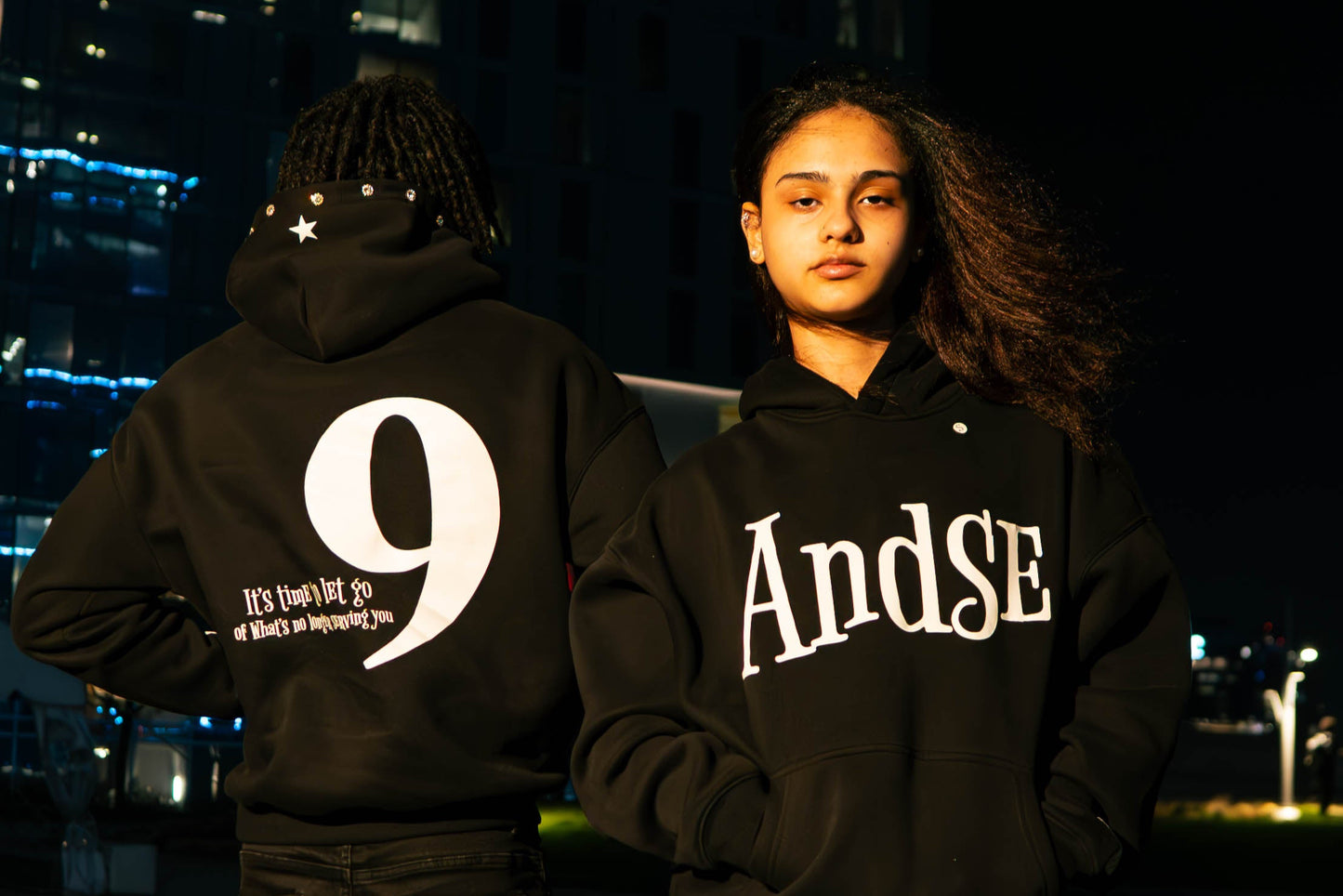 Andse crystal hoodie